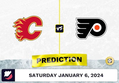 Calgary Flames vs. Philadelphia Flyers Prediction, Odds, NHL Picks  [1/6/2024]
