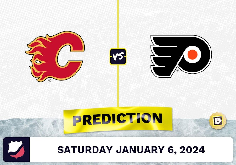 Calgary Flames vs. Philadelphia Flyers Prediction, Odds, NHL Picks  [1/6/2024]