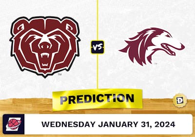 Missouri State vs. Southern Illinois Prediction, Odds, College Basketball Picks [1/31/2024]