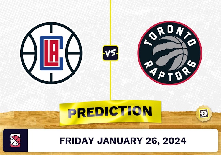 Los Angeles Clippers vs. Toronto Raptors Prediction, Odds, NBA Picks [1/26/2024]