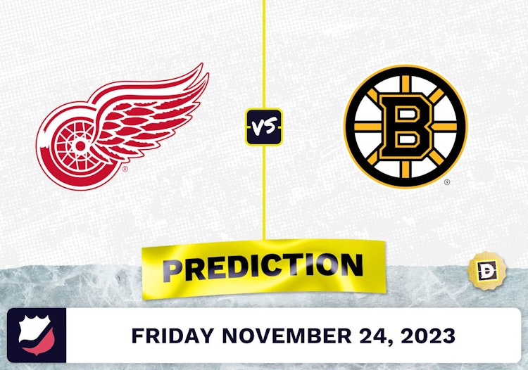 Red Wings vs. Bruins Prediction and Odds - November 24, 2023