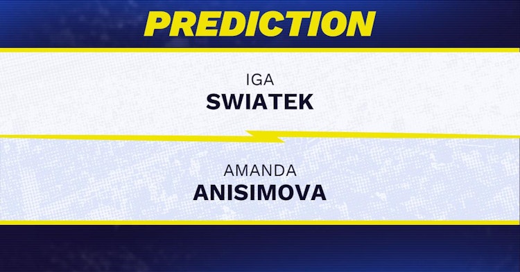 Iga Swiatek vs Amanda Anisimova Tennis Prediction.