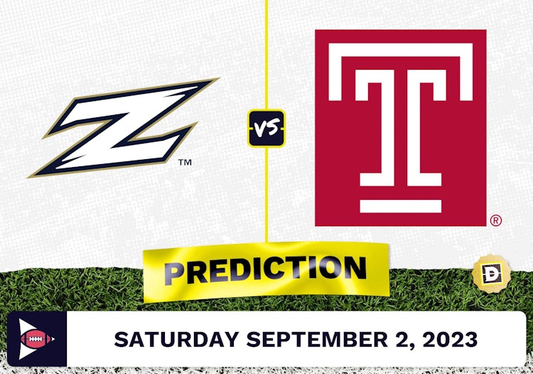 Akron vs. Temple CFB Prediction and Odds - September 2, 2023