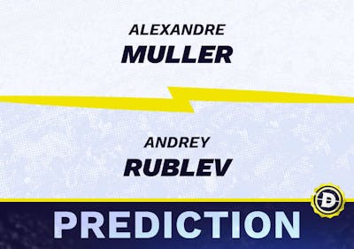 Alexandre Muller vs. Andrey Rublev Prediction, Odds, Picks for ATP Italian Open 2024