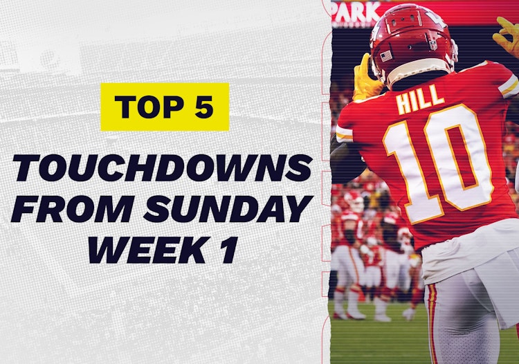 2021 NFL Season: The Top 5 Touchdowns of Sunday, September 12, 2021