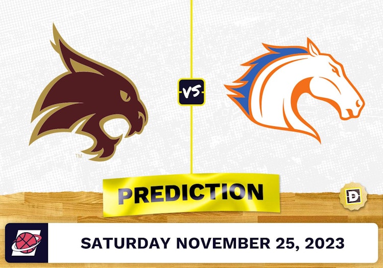 Texas State vs. Texas-Arlington Basketball Prediction - November 25, 2023
