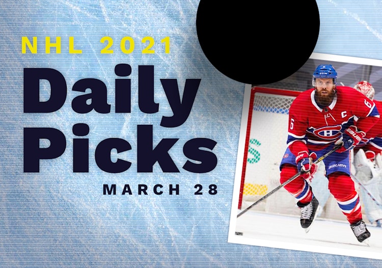 NHL Sunday March 28 Betting Picks, Probabilities, Odds and Predictions