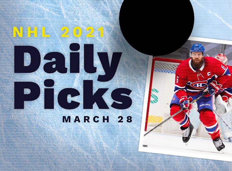 NHL Sunday March 28 Betting Picks, Probabilities, Odds and Predictions