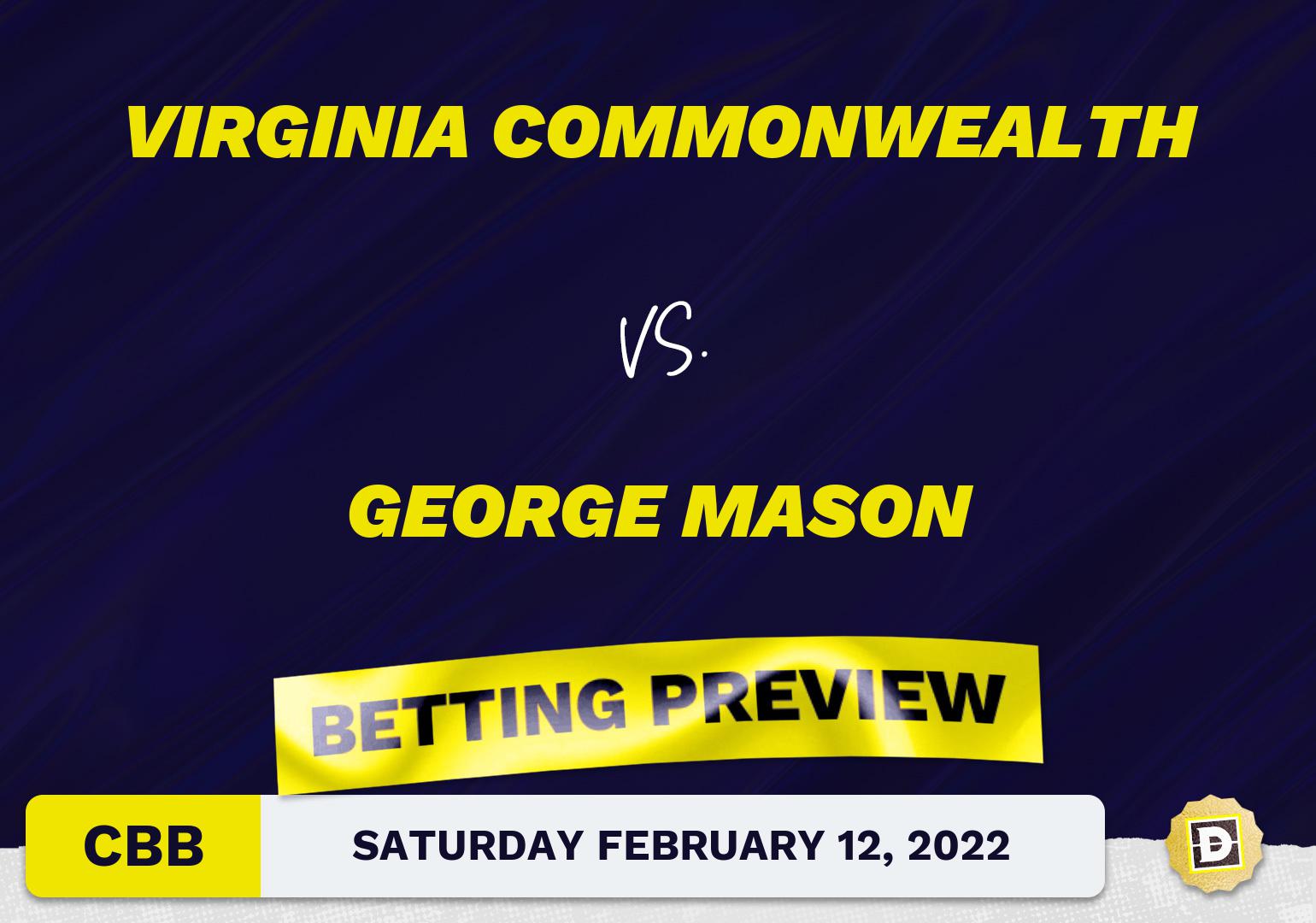 Virginia Commonwealth vs. George Mason CBB Predictions and Odds - Feb 12, 2022