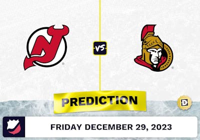 New Jersey Devils vs. Ottawa Senators Prediction, Odds, NHL Picks  [12/29/2023]