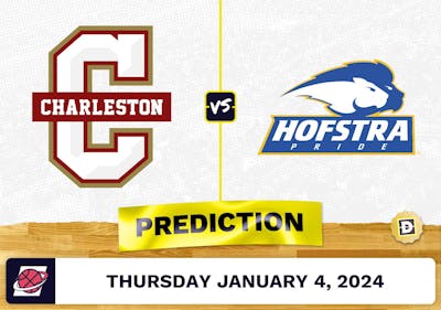 Charleston vs. Hofstra Prediction, Odds, College Basketball Picks  [1/4/2024]