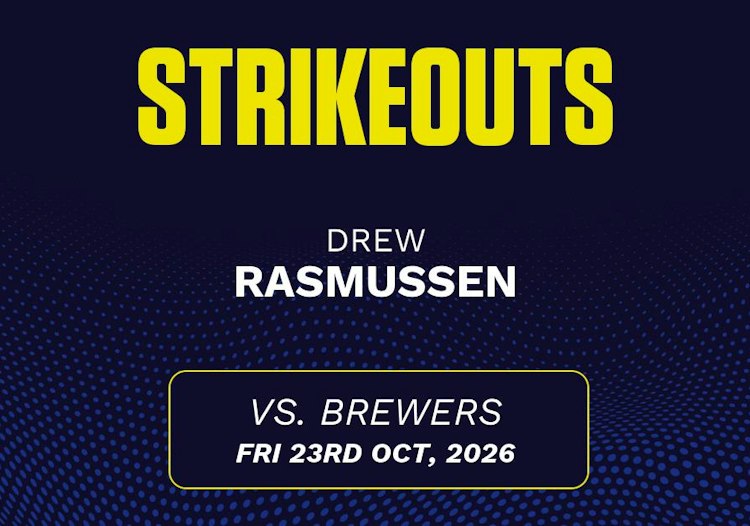 Drew Rasmussen projected stats for Friday, October 23, 2026.