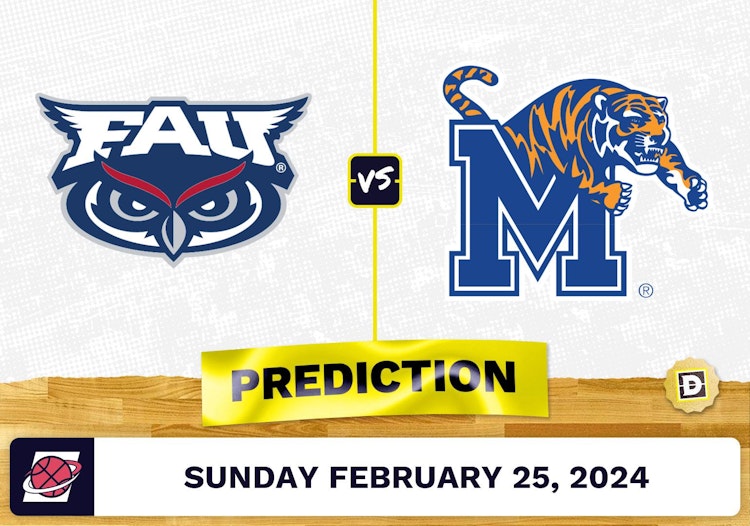 Florida Atlantic vs. Memphis Prediction, Odds, College Basketball Picks [2/25/2024]