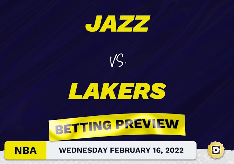 Jazz vs. Lakers Predictions and Odds - Feb 16, 2022