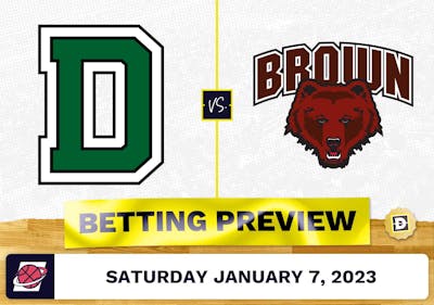 Dartmouth vs. Brown CBB Prediction and Odds - Jan 7, 2023