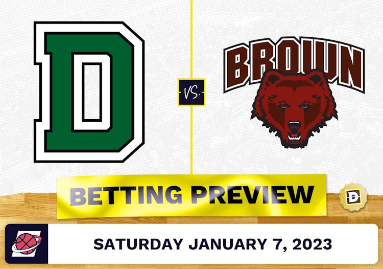 Dartmouth vs. Brown CBB Prediction and Odds - Jan 7, 2023