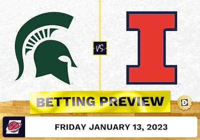 Michigan State vs. Illinois CBB Prediction and Odds - Jan 13, 2023