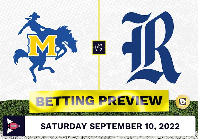 McNeese State vs. Rice CFB Prediction and Odds - Sep 10, 2022