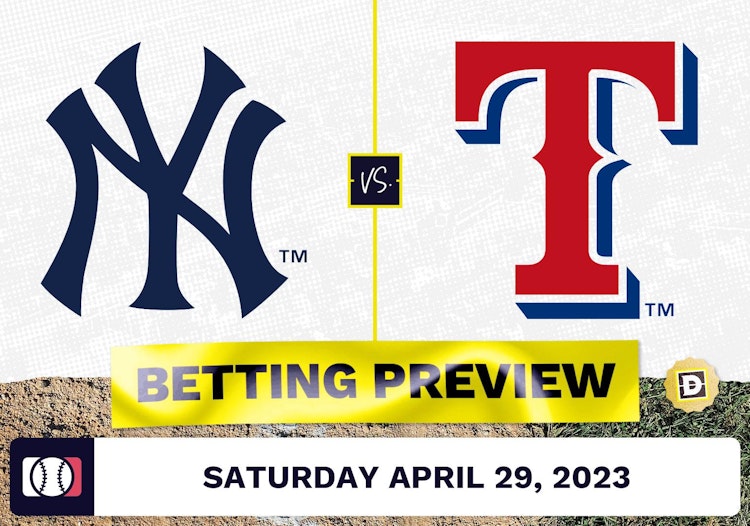 Yankees vs. Rangers Prediction and Odds - Apr 29, 2023