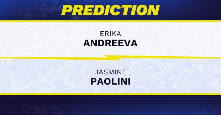 Erika Andreeva vs Jasmine Paolini Tennis Prediction.