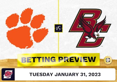 Clemson vs. Boston College CBB Prediction and Odds - Jan 31, 2023
