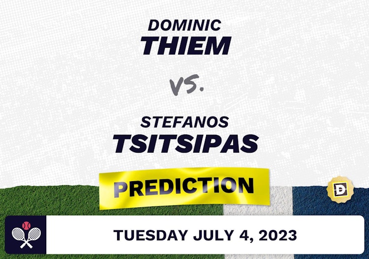 Dominic Thiem vs. Stefanos Tsitsipas Prediction - Wimbledon 2023