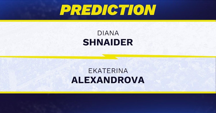 Diana Shnaider vs Ekaterina Alexandrova Tennis Prediction.