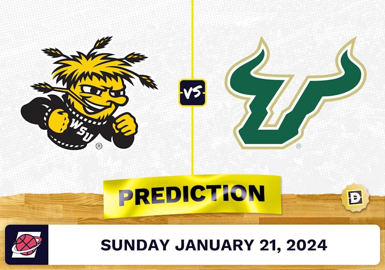 Wichita State vs. South Florida Prediction, Odds, College Basketball Picks [1/21/2024]
