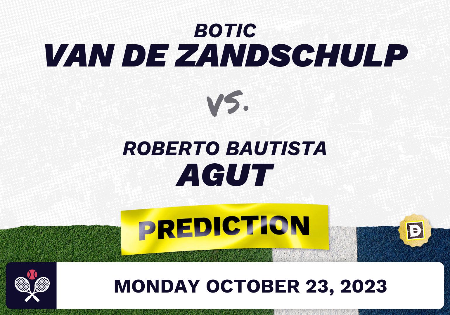 Botic Van De Zandschulp Vs. Roberto Bautista Agut Prediction - ATP ...