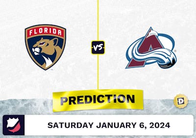 Florida Panthers vs. Colorado Avalanche Prediction, Odds, NHL Picks  [1/6/2024]