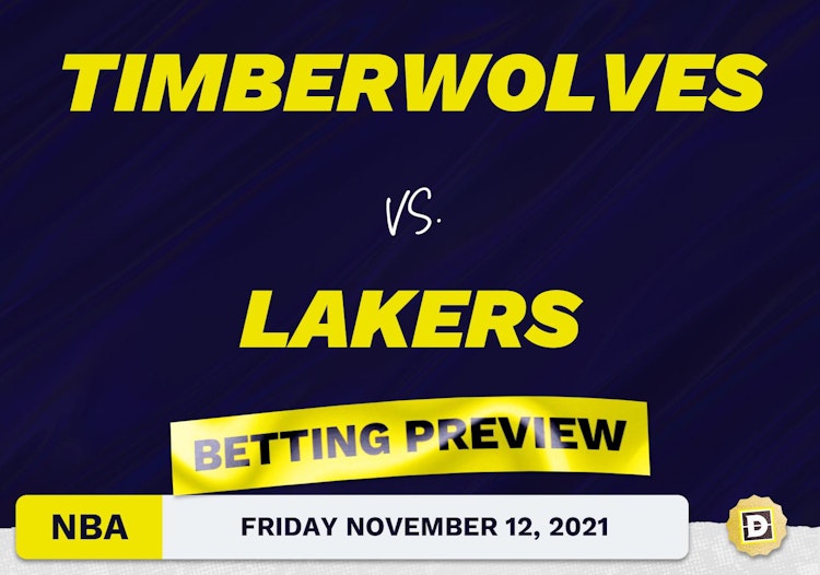 Timberwolves vs. Lakers Predictions and Odds - Nov 12, 2021