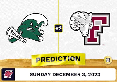 Tulane vs. Fordham Basketball Prediction - December 3, 2023