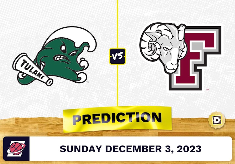 Tulane vs. Fordham Basketball Prediction - December 3, 2023