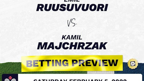 Emil Ruusuvuori vs. Kamil Majchrzak Predictions - Feb 5, 2022