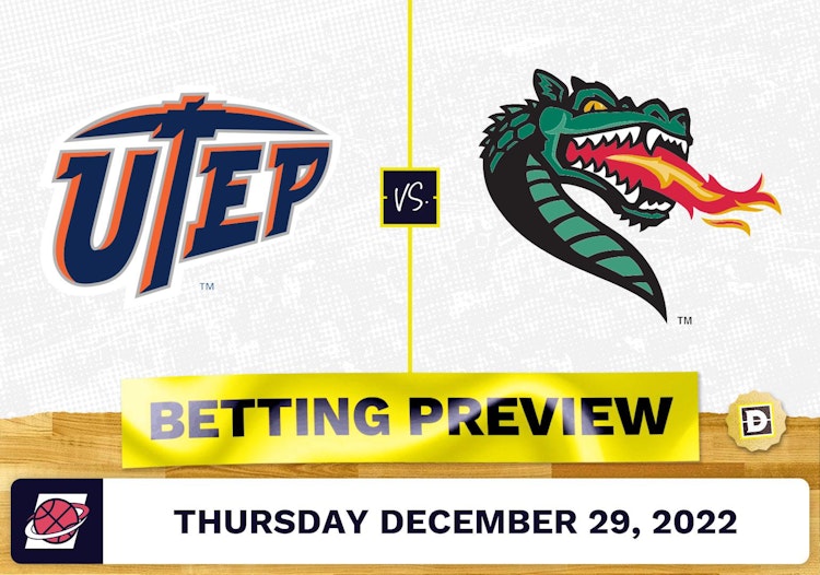 UTEP vs. UAB CBB Prediction and Odds - Dec 29, 2022