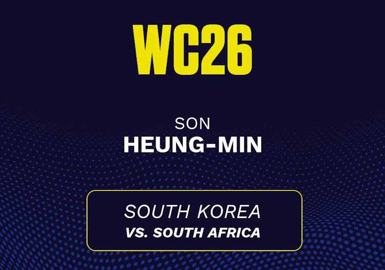 Son Heung-Min projected stats for Wednesday, June 24, 2026.