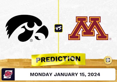Iowa vs. Minnesota Prediction, Odds, College Basketball Picks [1/15/2024]