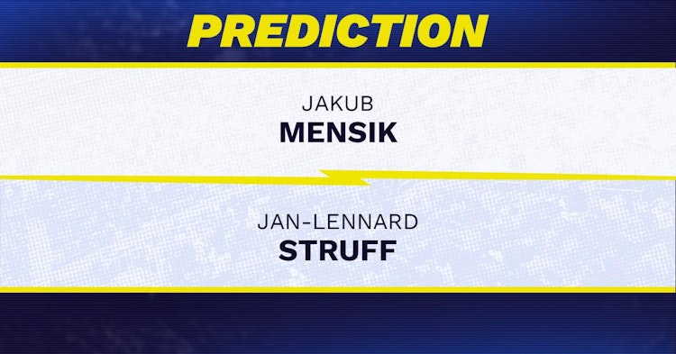 Jakub Mensik vs Jan-Lennard Struff Tennis Prediction.