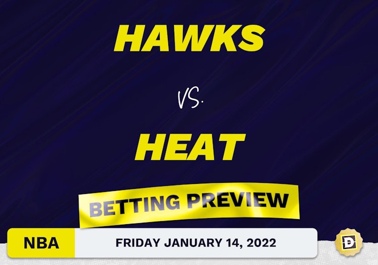 Hawks vs. Heat Predictions and Odds - Jan 14, 2022