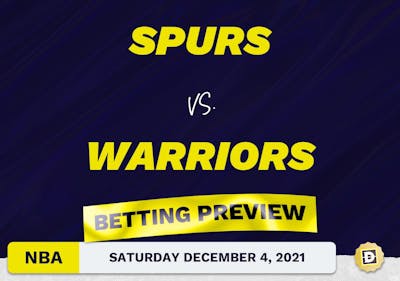 Spurs vs. Warriors Predictions and Odds - Dec 4, 2021