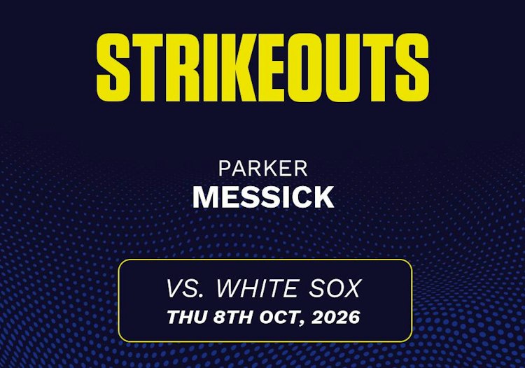 Parker Messick projected stats for Thursday, October 8, 2026.