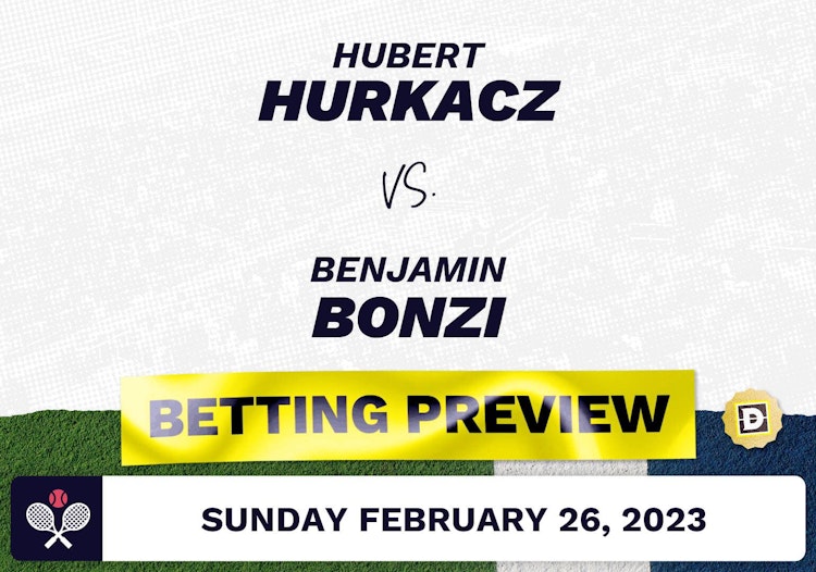 Hubert Hurkacz vs. Benjamin Bonzi Predictions - Feb 26, 2023