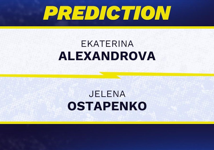 Ekaterina Alexandrova vs Jelena Ostapenko Tennis Prediction.