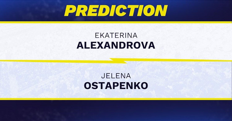 Ekaterina Alexandrova vs Jelena Ostapenko Tennis Prediction.