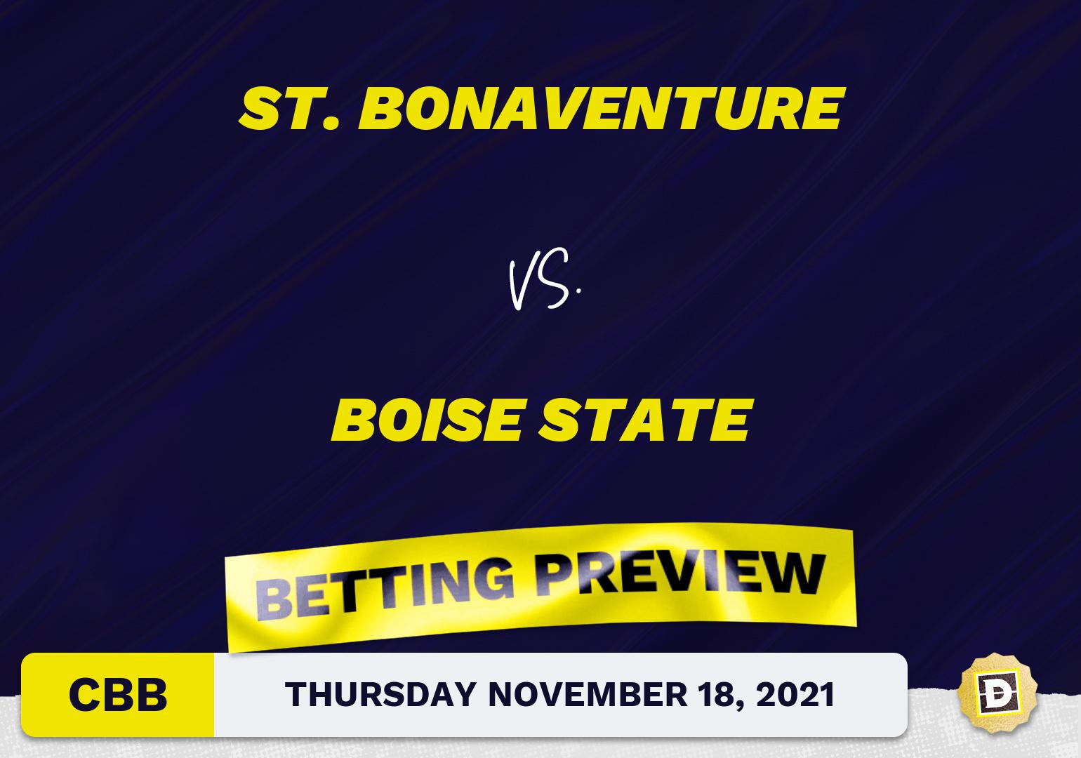 St. Bonaventure vs. Boise State CBB Predictions and Odds - Nov 18, 2021