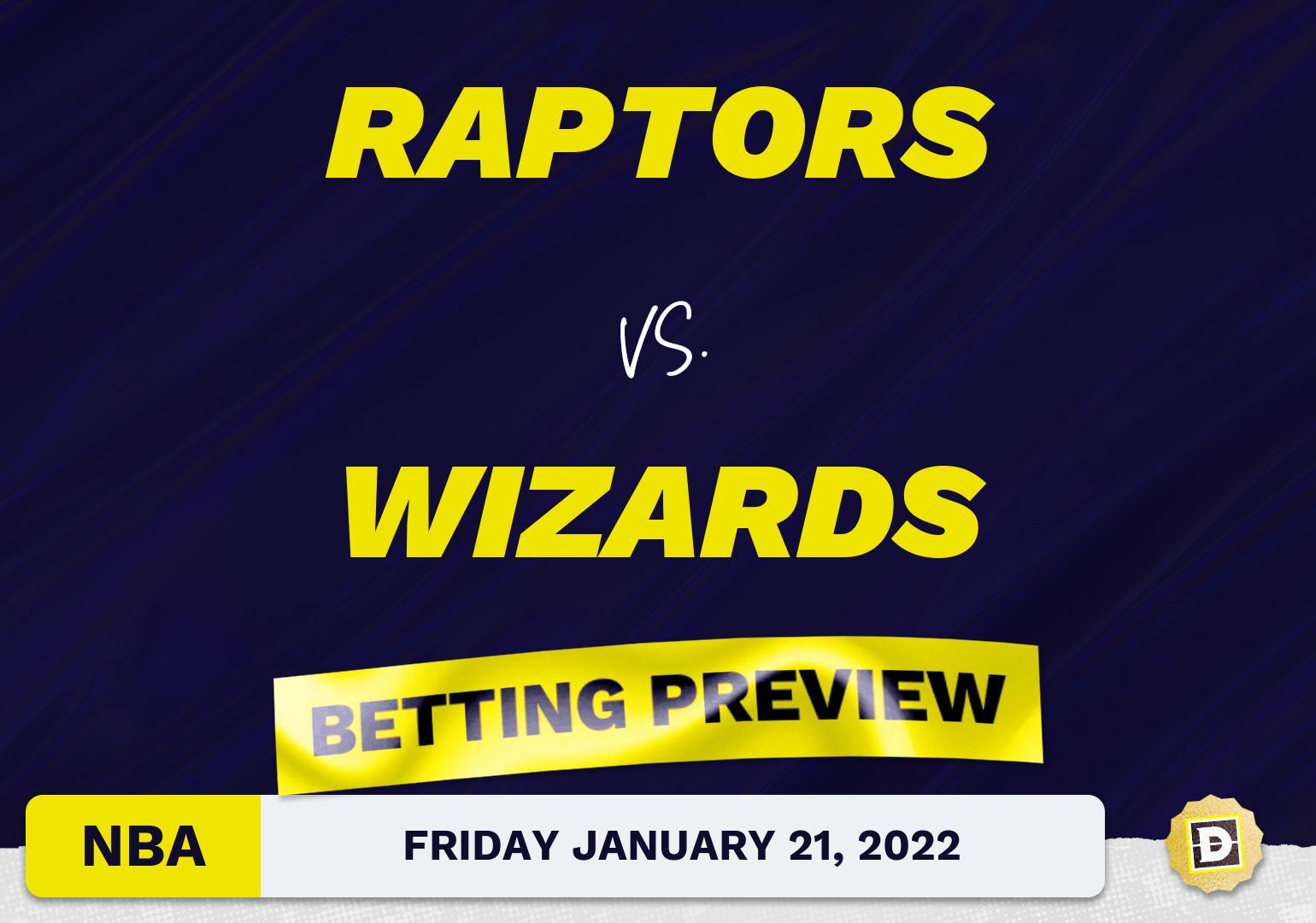 Raptors vs. Wizards Predictions and Odds - Jan 21, 2022