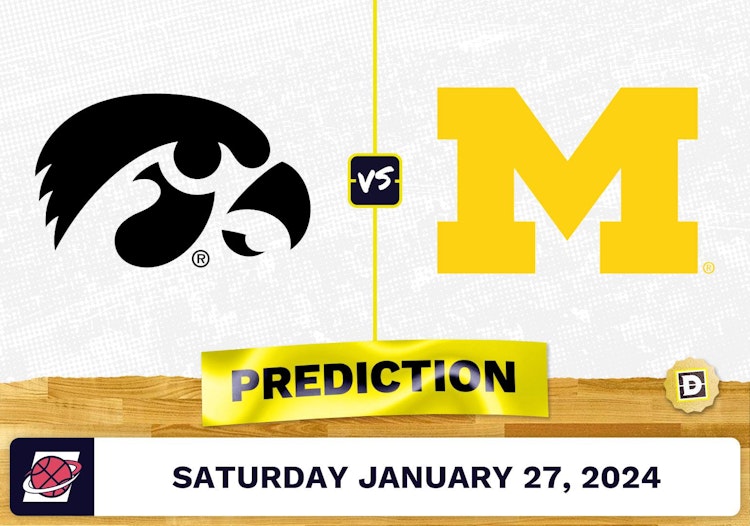 Iowa vs. Michigan Prediction, Odds, College Basketball Picks [1/27/2024]