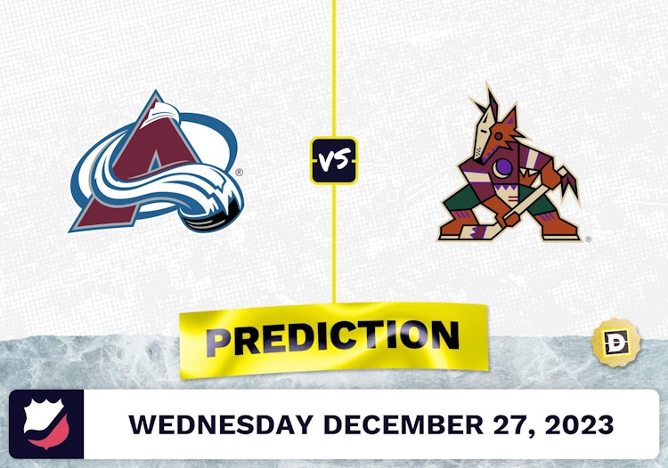Colorado Avalanche vs. Arizona Coyotes Prediction, Odds, NHL Picks  [12/27/2023]
