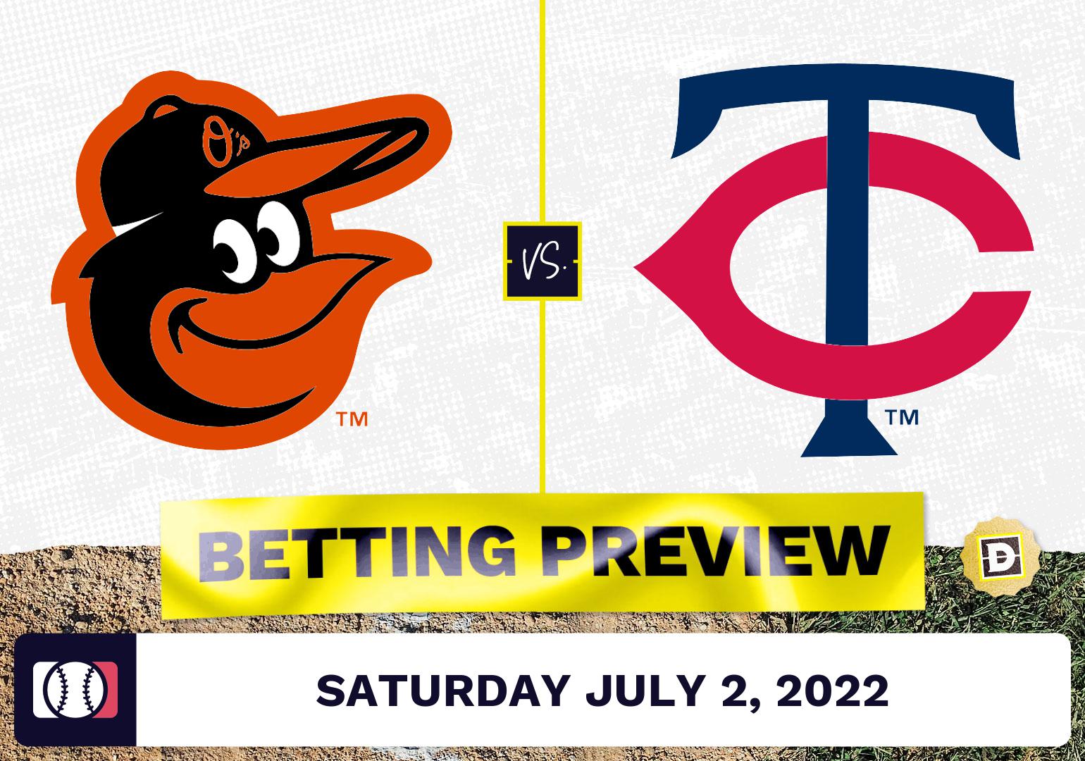 Orioles vs. Twins Prediction and Odds - Jul 2, 2022