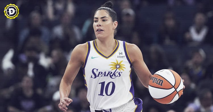 Kelsey Plum in the preseason.
